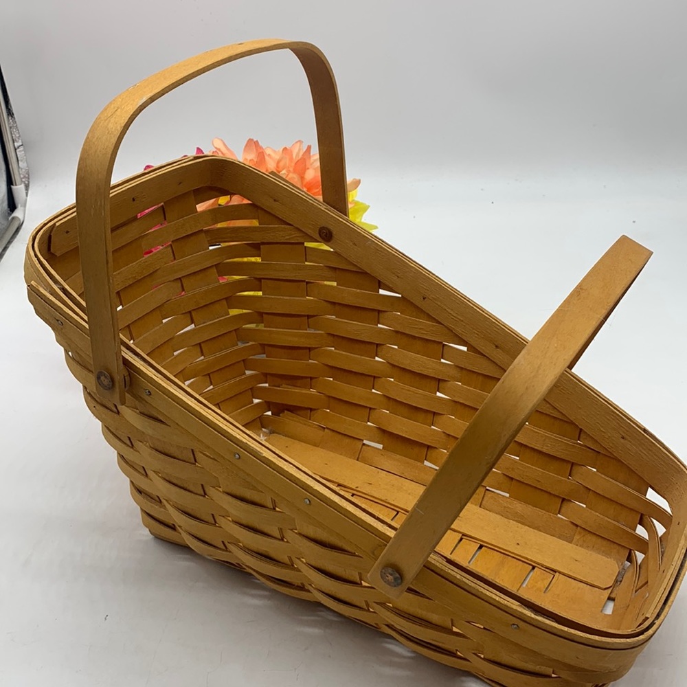 Longaberger two handle graduated basket